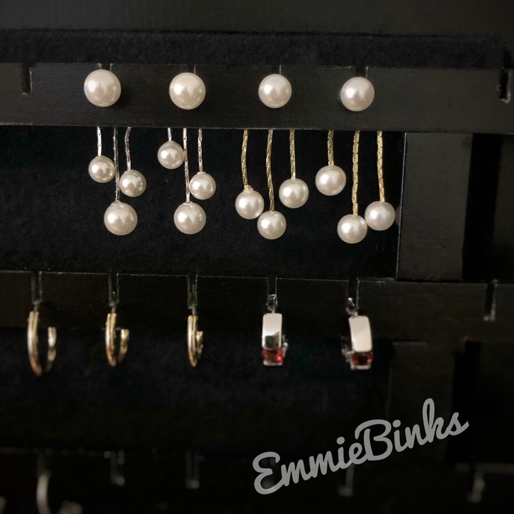 New Madewell 925 Sterling Silver Cultured Pearl Earring Jackets - Picture 10 of 16